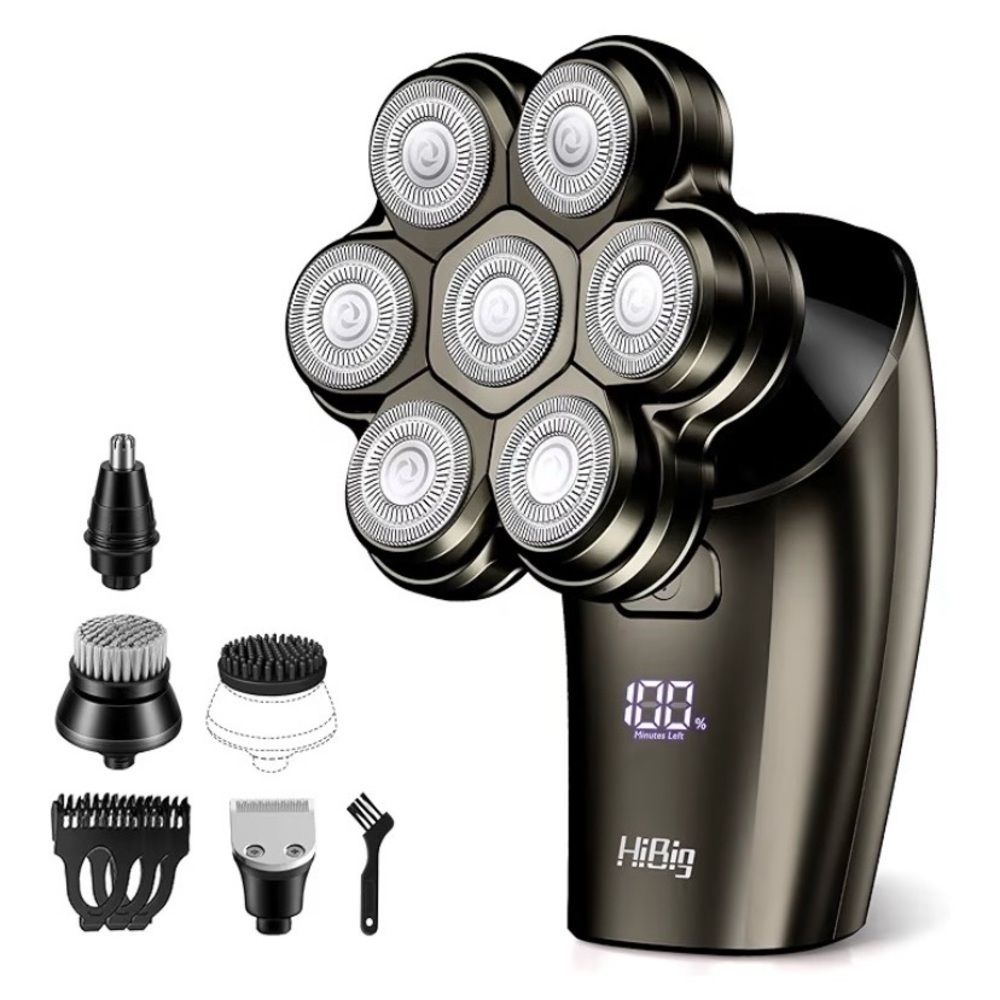 NEW - 7D Arc Electric Shaver for Head & Body, 5-in-1 Upgraded Electric Razor